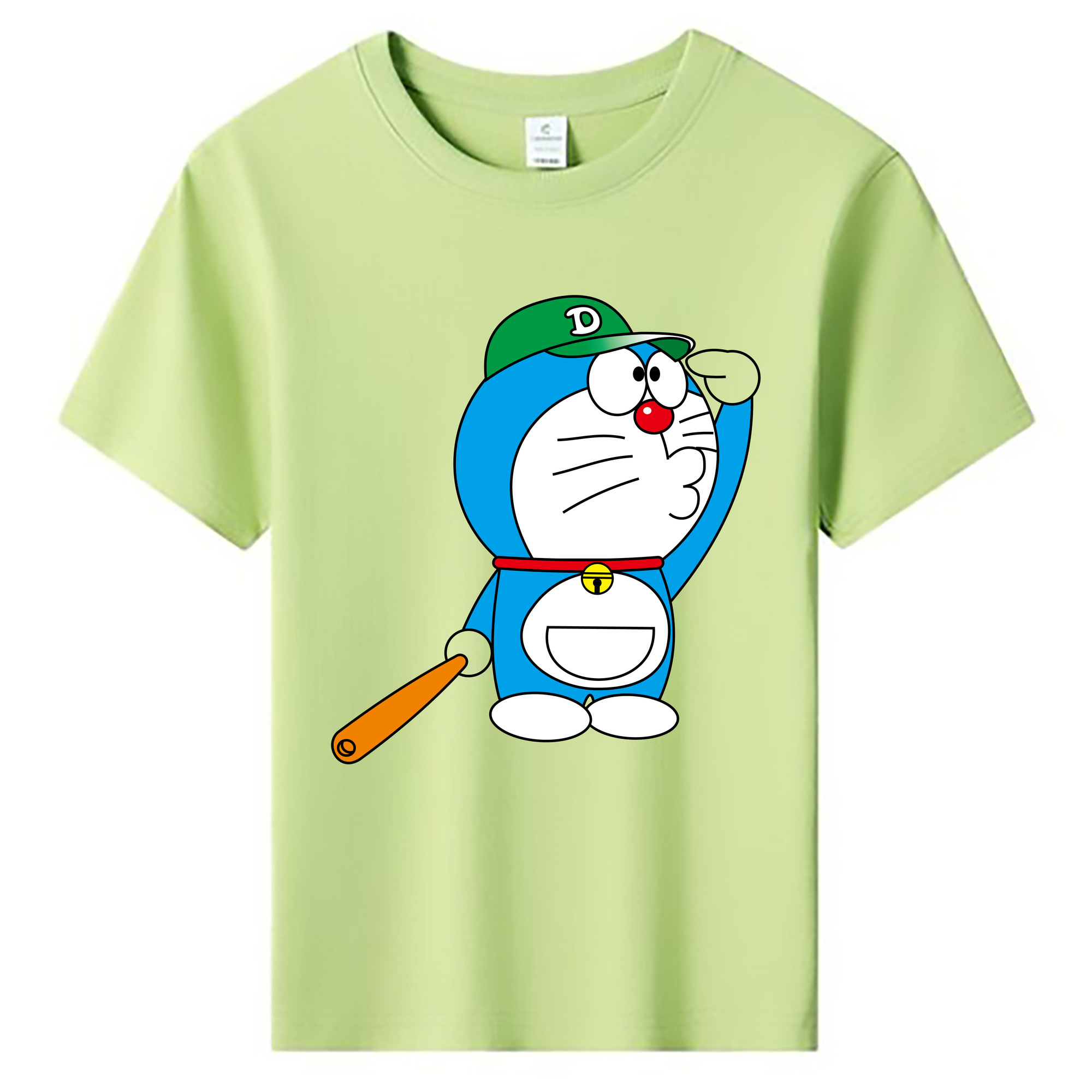 （画像用） ドラえもん Doraemon 綿100％キッズTシャツ（フロントプリント）